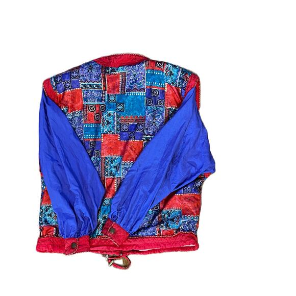 Lavon by Cheerful Corp Vintage 2 piece Abstract Windbreaker Set - XL - Picture 2 of 4